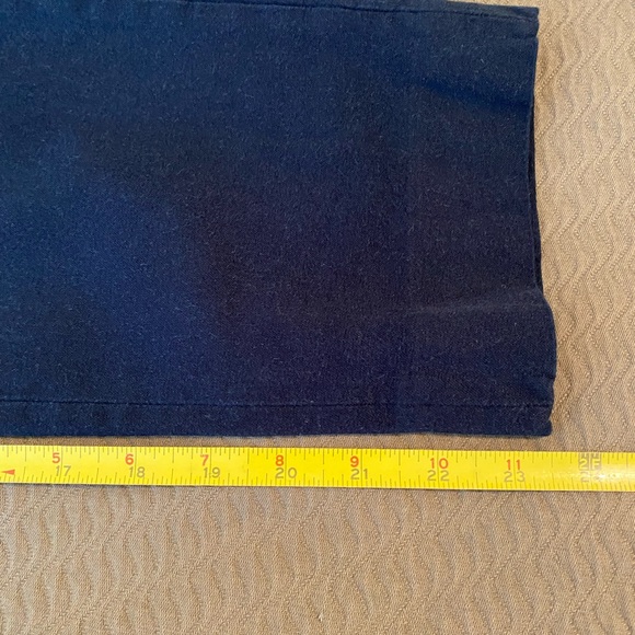 Banana Republic Rare Jackson fit navy blue ankle slacks office GUC 12 - Picture 4 of 6